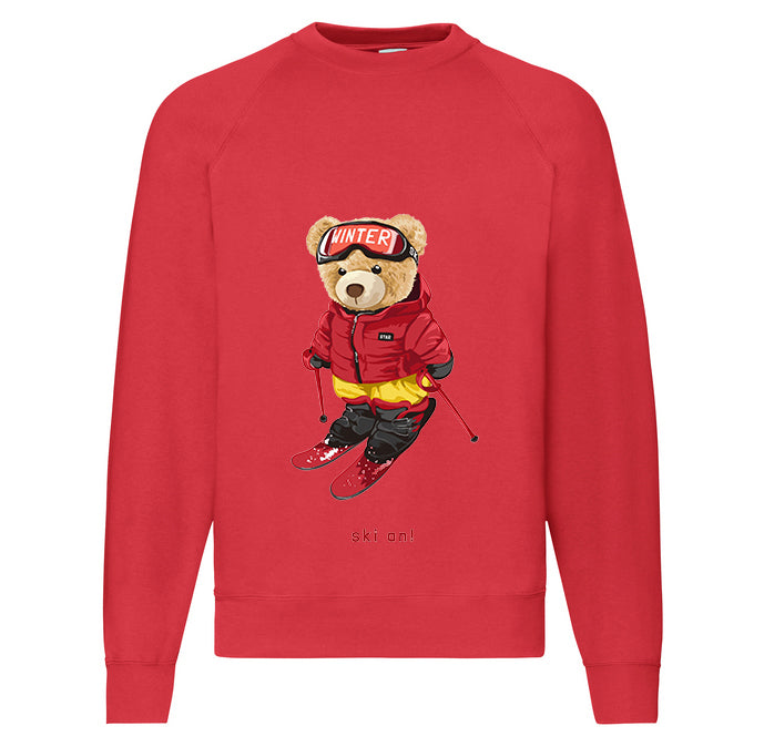 Eco-Friendly Ski Bear Pullover