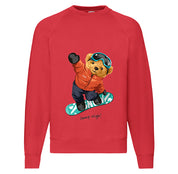 Eco-Friendly Snowboard Bear Pullover