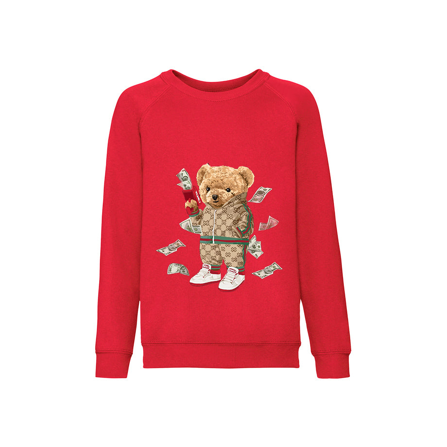 Eco-Friendly Super Rich Bear Kids Sweater