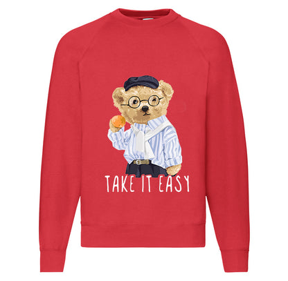 Eco-Friendly Take it Easy Bear Pullover