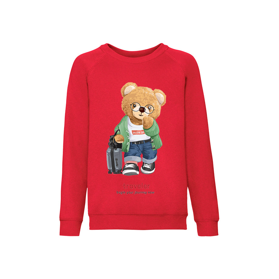 Eco-Friendly Travel Bear Kids Sweater