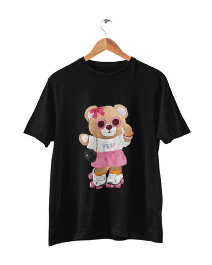 Organic Roller Skater Bear T-shirt