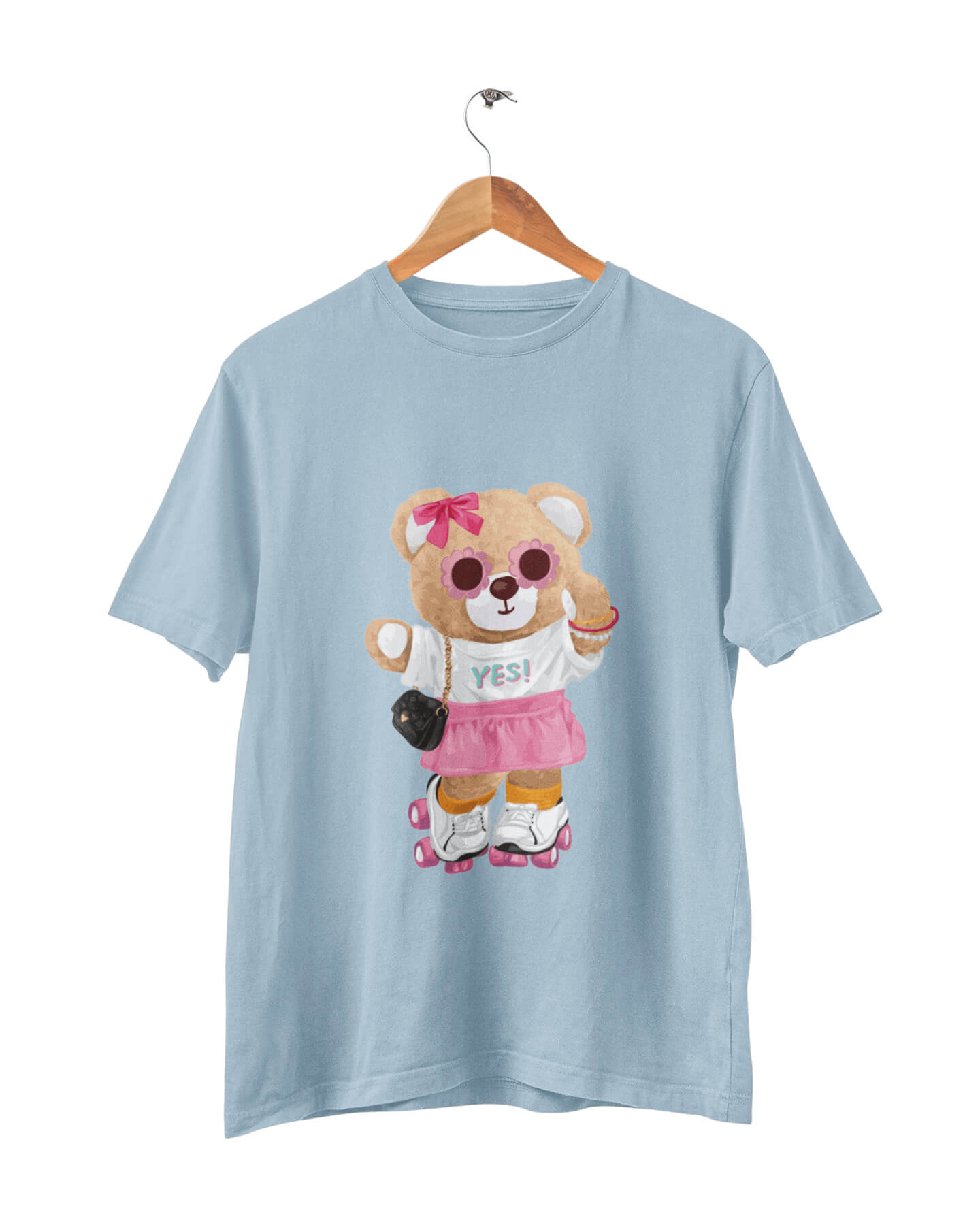 Organic Roller Skater Bear T-shirt