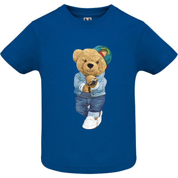 Eco-Friendly Bad Boy Bear Baby T-shirt