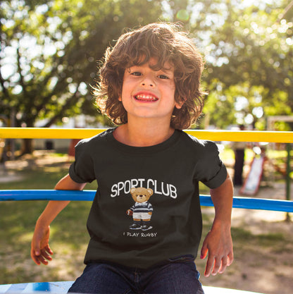 Eco-Friendly Rugby Bear Kids T-shirt