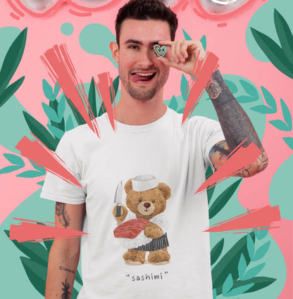 Organic Sashimi Bear T-shirt