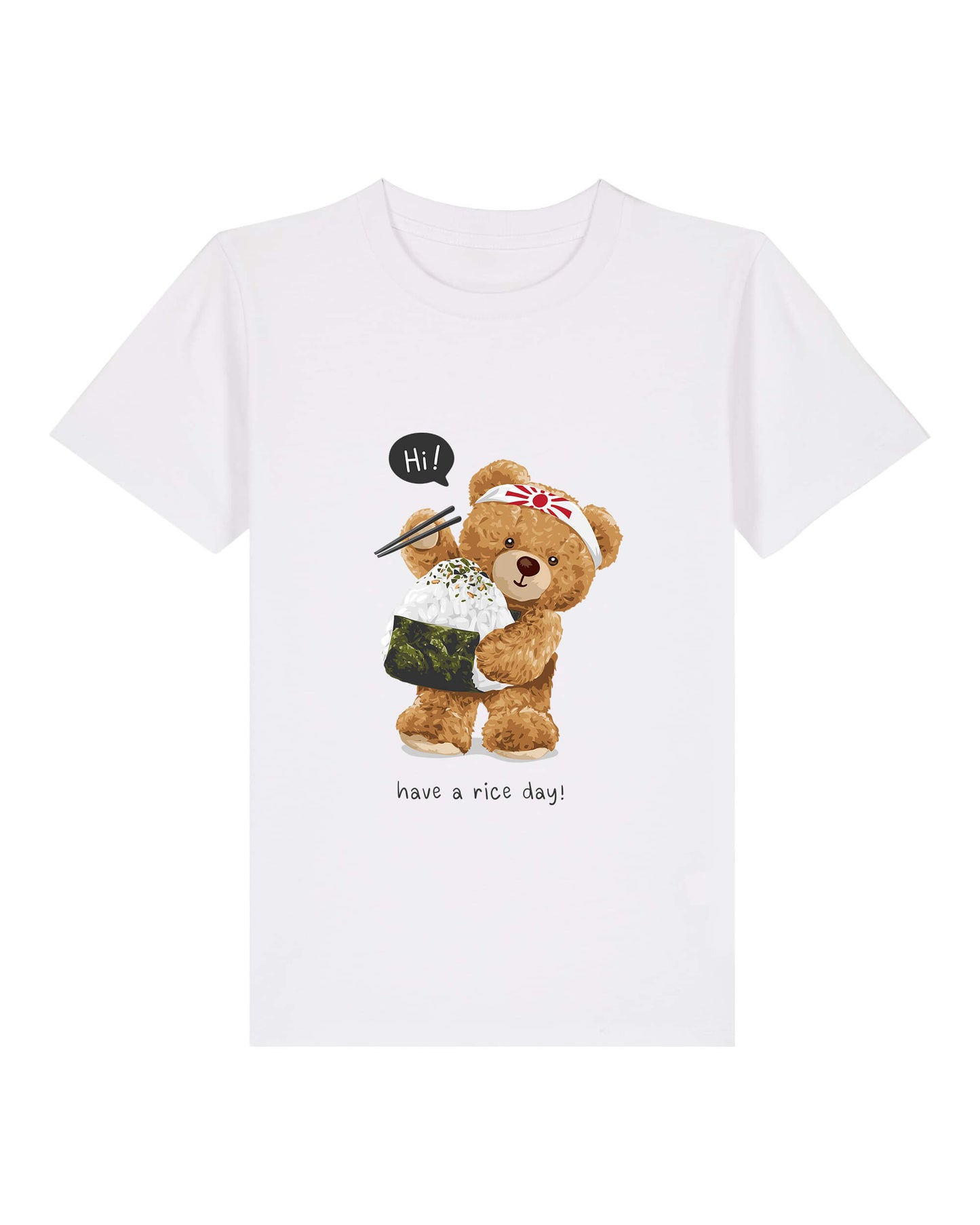 Eco-Friendly Sushi Bear Kids T-shirt