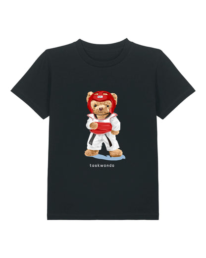 Eco-Friendly Taekwando Bear Kids T-shirt