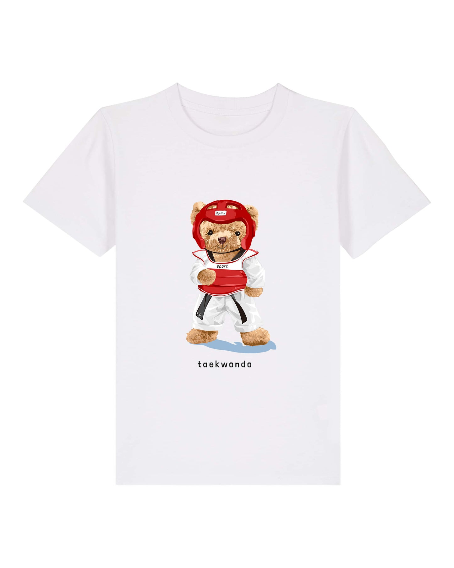 Eco-Friendly Taekwando Bear Kids T-shirt