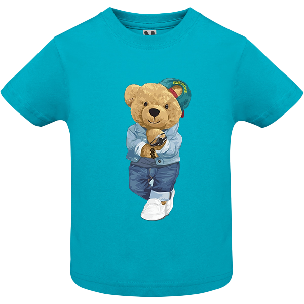 Eco-Friendly Bad Boy Bear Baby T-shirt