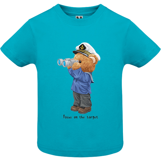 Eco-Friendly Captain Bear Baby T-shirt