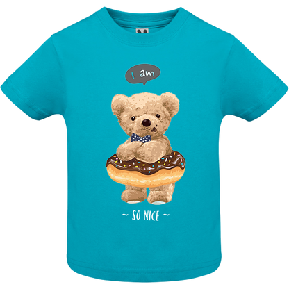 Eco-Friendly Donut Bear Baby T-shirt