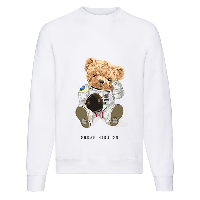 Eco-Friendly Astronaut Bear Pullover