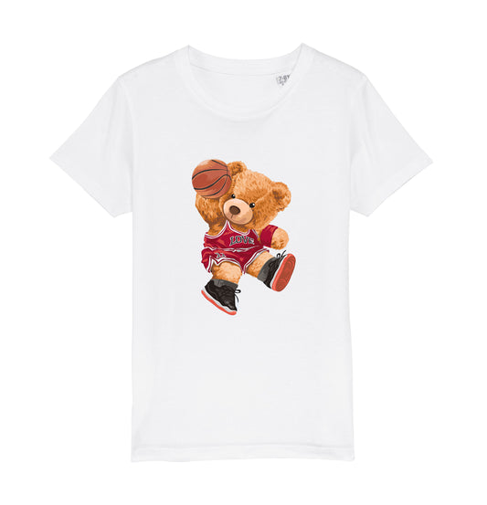 Eco-Friendly Basketball Bear Kids T-shirt