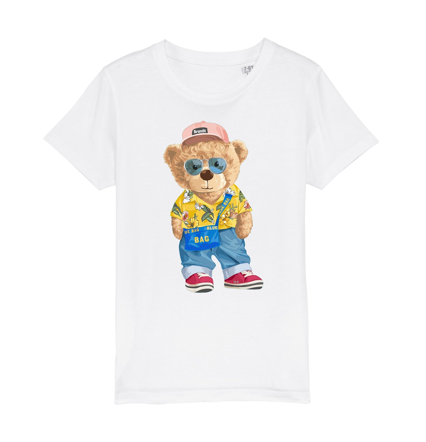 Eco-Friendly Colorful Bear Kids T-shirt