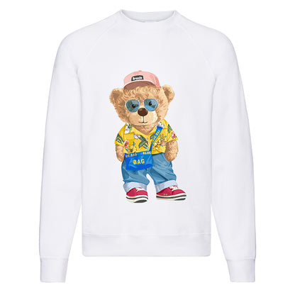 Eco-Friendly Colorful Bear Pullover