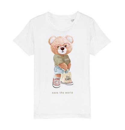 Eco-Friendly Earth Bear Kids T-shirt