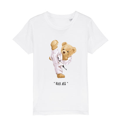 Eco-Friendly Karate Bear Kids T-shirt