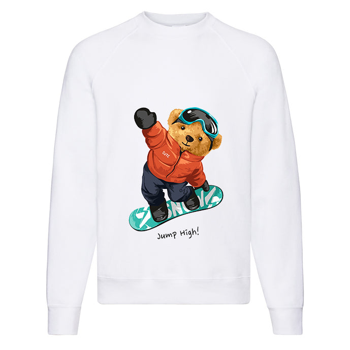 Eco-Friendly Snowboard Bear Pullover