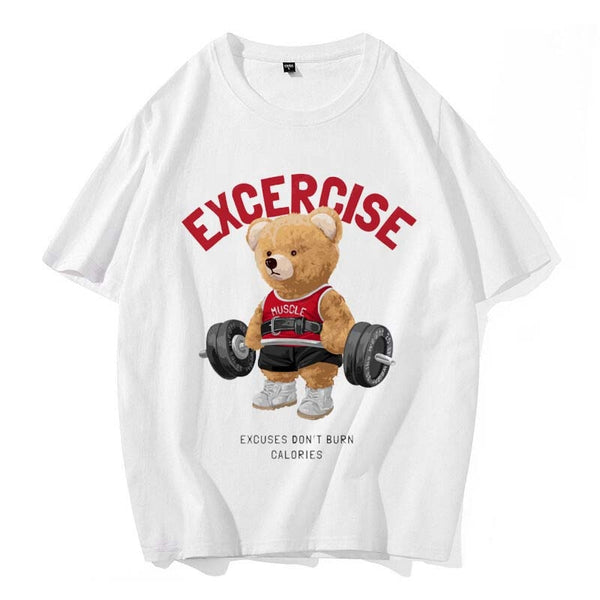 Moschino Kids Teddy Bear cotton T-shirt - Neutrals