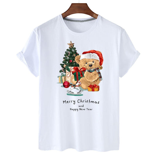 Eco-Friendly Christmas Bear T-shirt