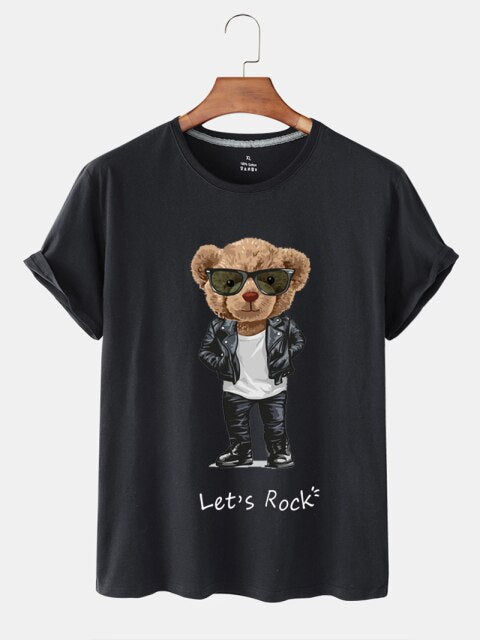 Eco-Friendly Lets Rock Bear T-shirt