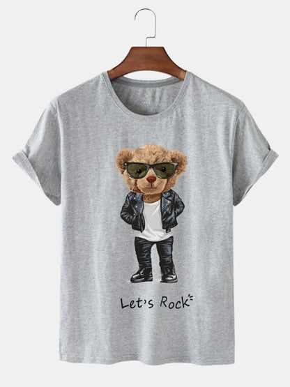 Eco-Friendly Lets Rock Bear T-shirt