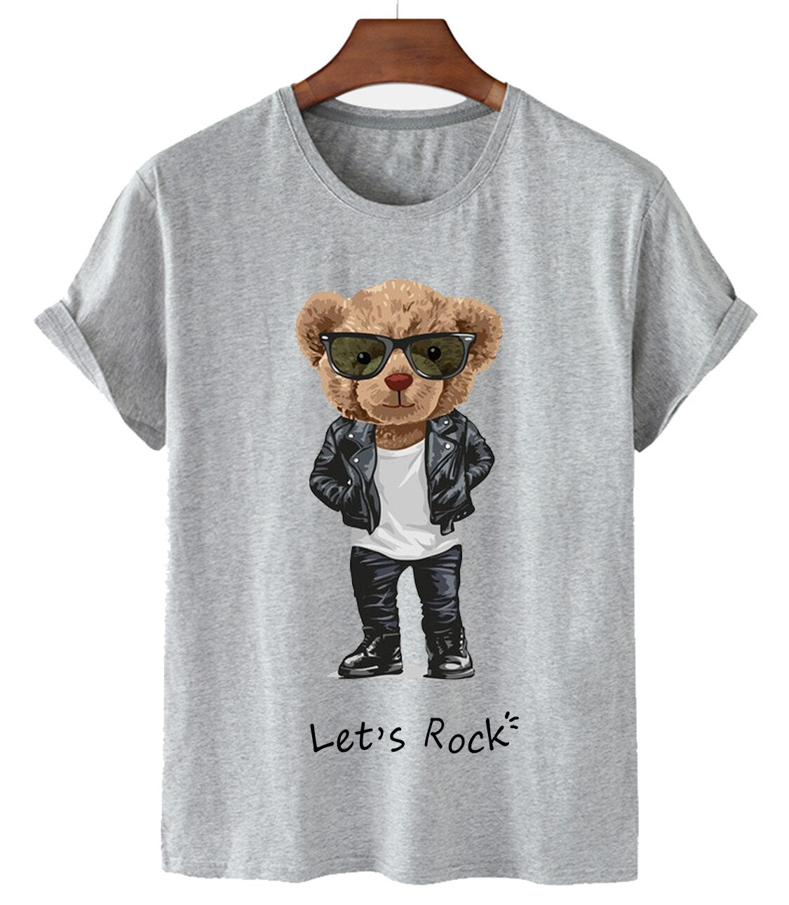 Eco-Friendly Lets Rock Bear T-shirt – Bear Tees