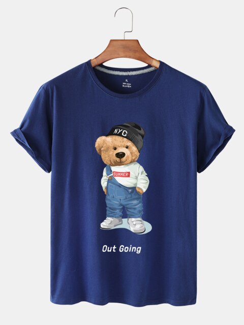 Eco Friendly Out Going Bear T shirt