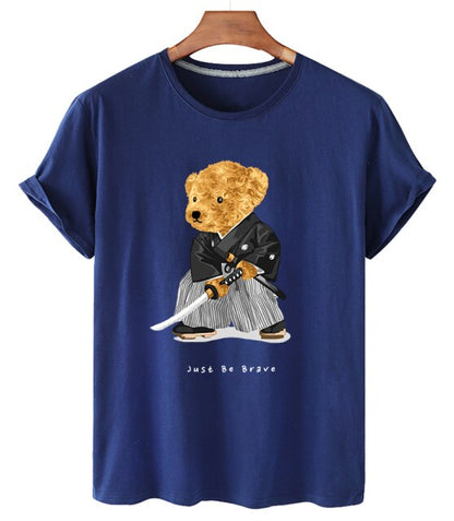 Eco-Friendly Samurai Bear T-shirt