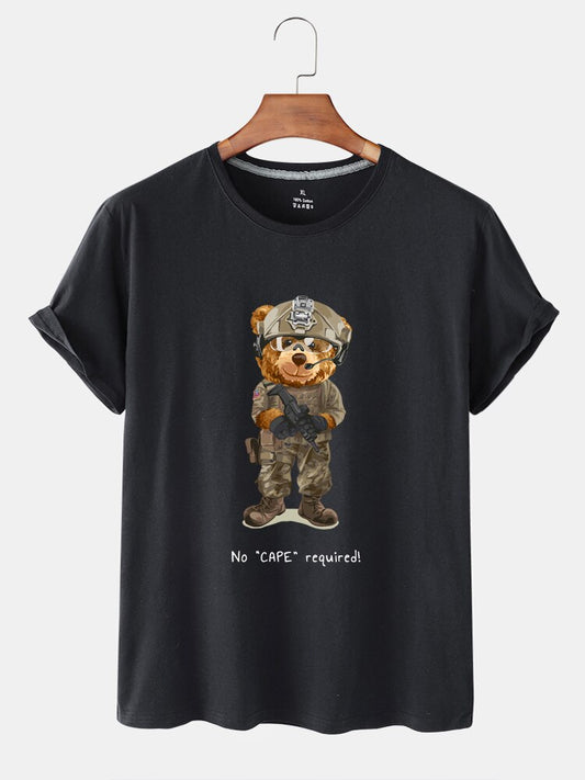 Eco-Friendly Soldier Bear T-shirt