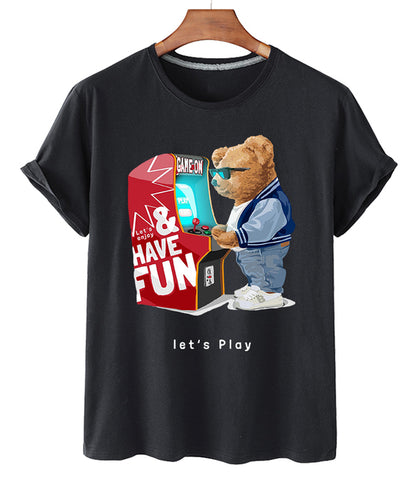 Eco-Friendly Gamer Bear T-shirt