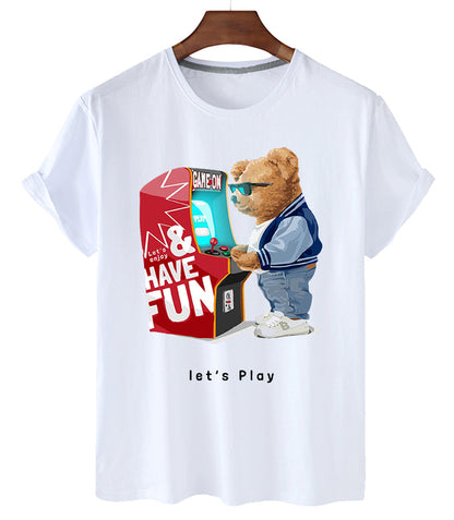 Eco-Friendly Gamer Bear T-shirt