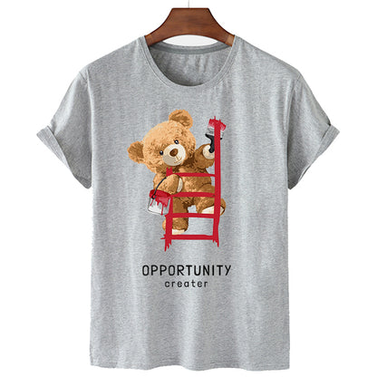 Eco-Friendly Painter Bear T-shirt