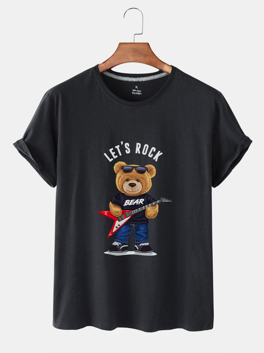 Eco-Friendly Lets Rock Bear T-shirt